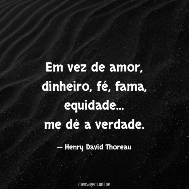 Em vez de amor