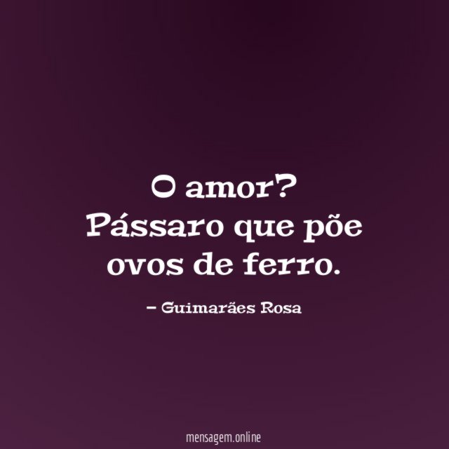 O amor