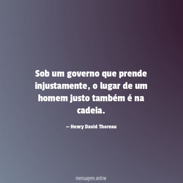 Sob um governo que prende injustamente
