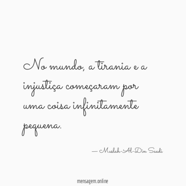 No mundo