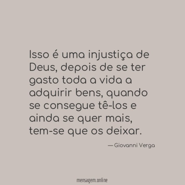 Isso é uma injustiça de Deus