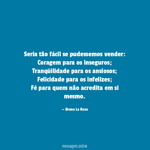 Seria tão fácil se pudessemos vender