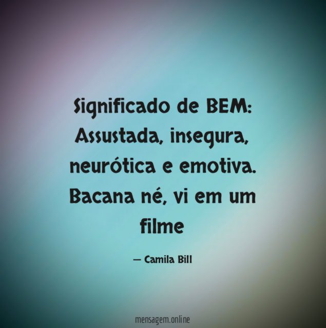 Significado de BEM