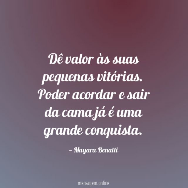 Dê valor às suas pequenas vitórias