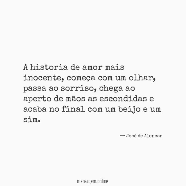 "A historia de amor mais inocente