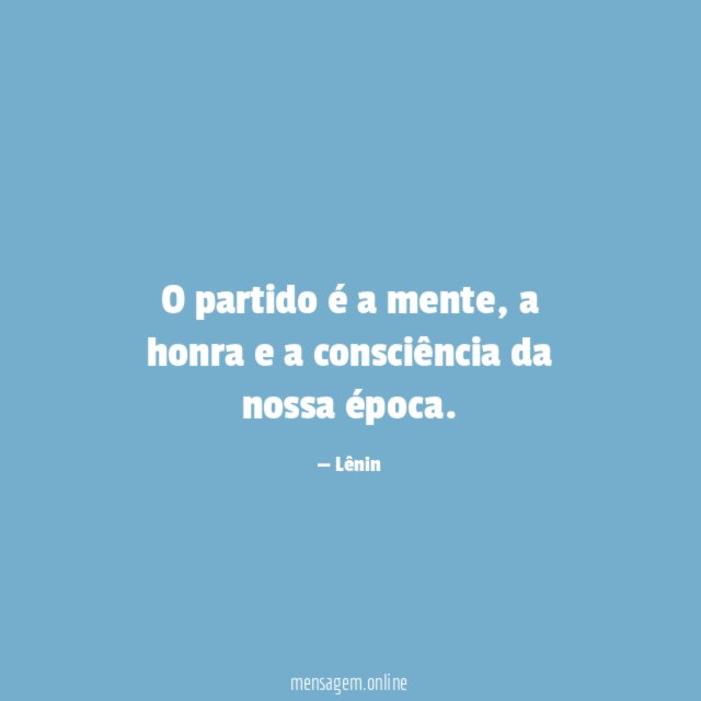 O partido é a mente