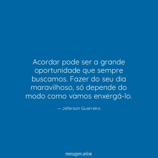 Acordar pode ser a grande oportunidade que sempre buscamos