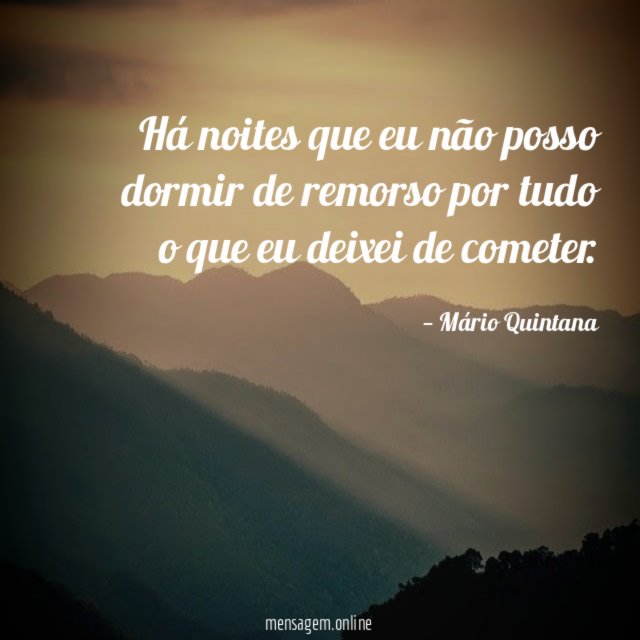 Há noites que eu não posso dormir de