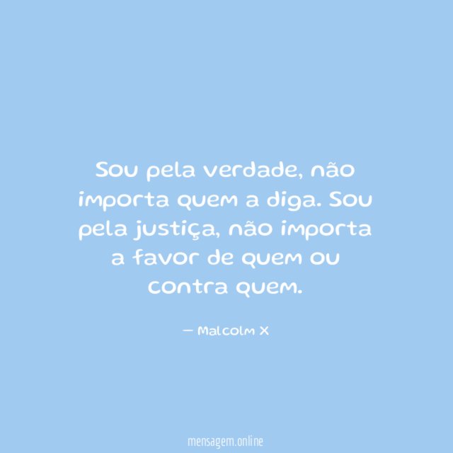 Sou pela verdade