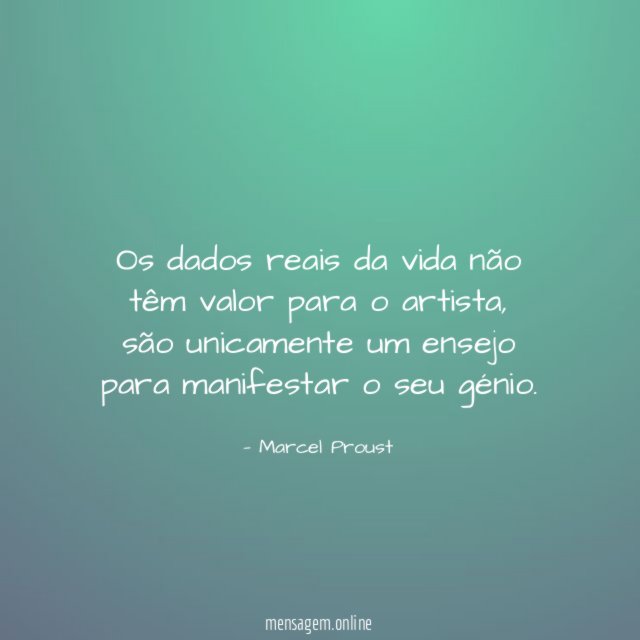 Os dados reais da vida não têm valor