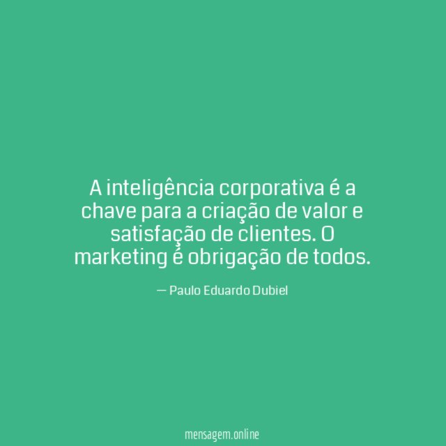 A inteligência corporativa é a chave para a