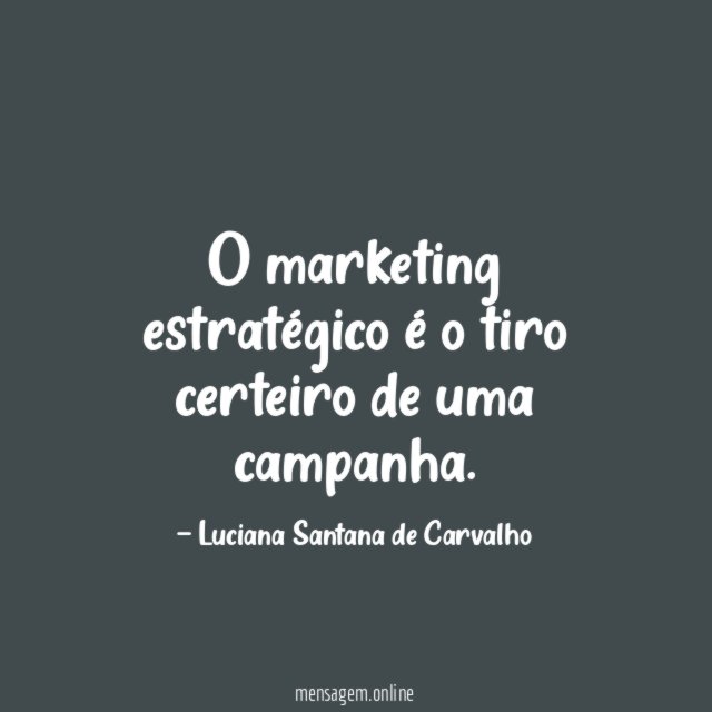 O marketing estratégico é o tiro certeiro de uma campanha