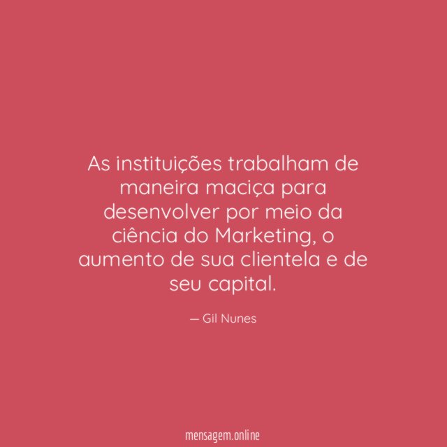 As instituições trabalham de maneira maciça para desenvolver
