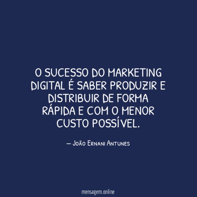 O sucesso do marketing digital é saber produzir