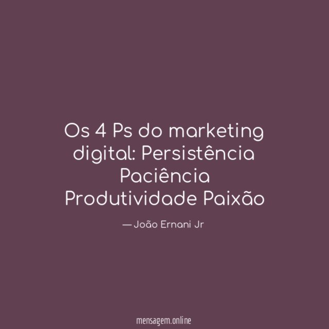 Os 4 Ps do marketing digital