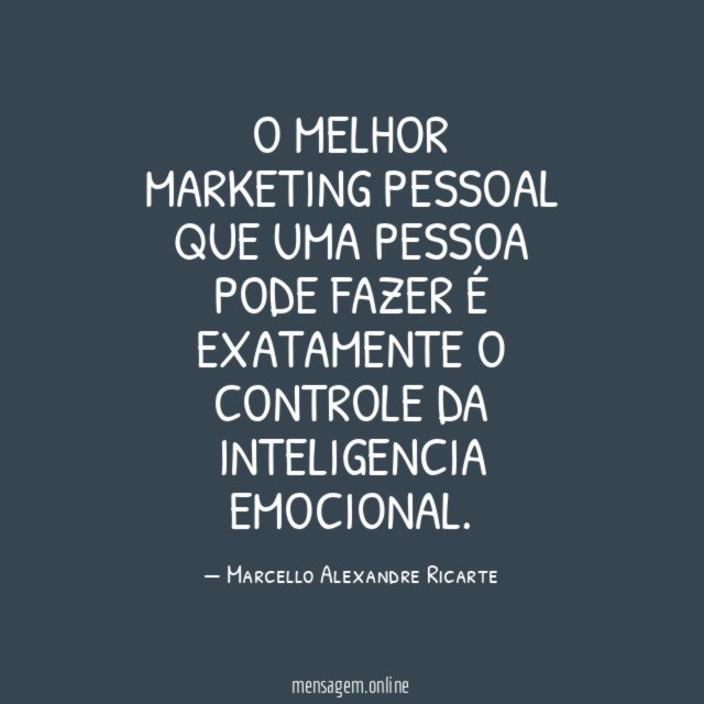 O Melhor marketing pessoal que uma pessoa pode