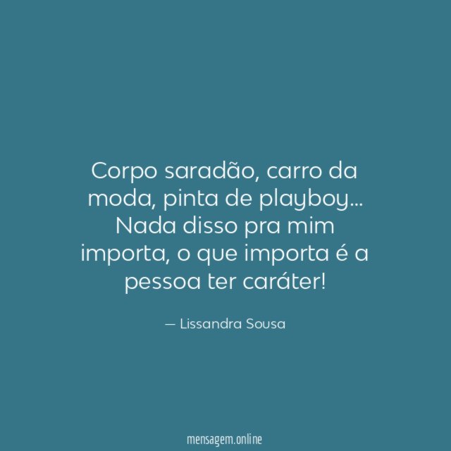 Corpo saradão