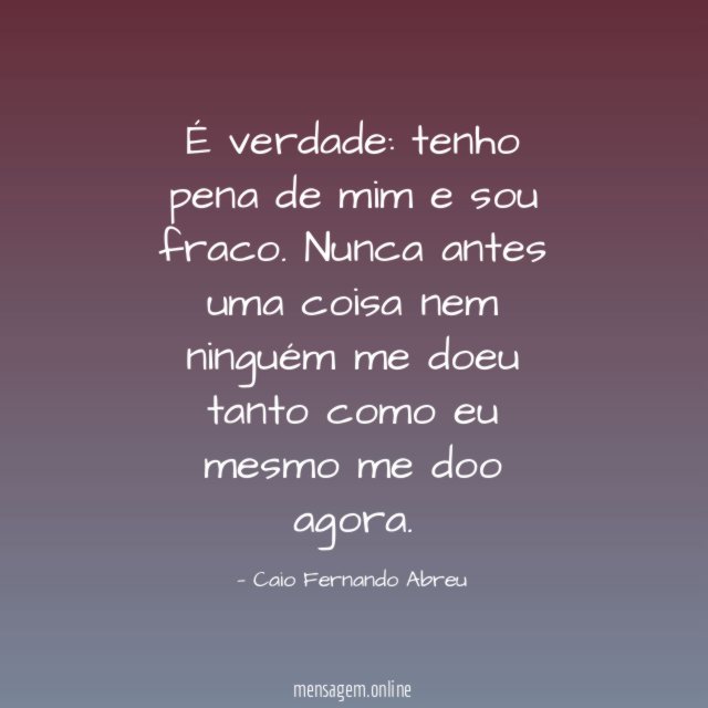 É verdade