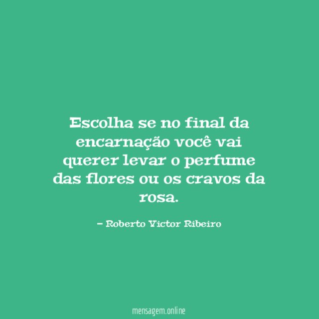Escolha se no final da encarnação você vai