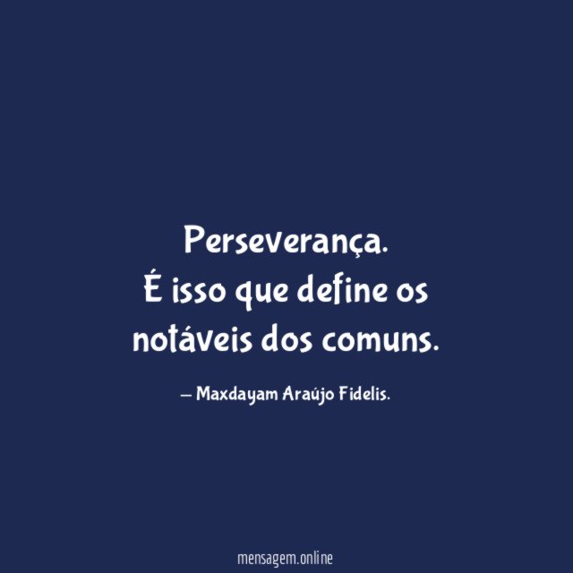 Perseverança