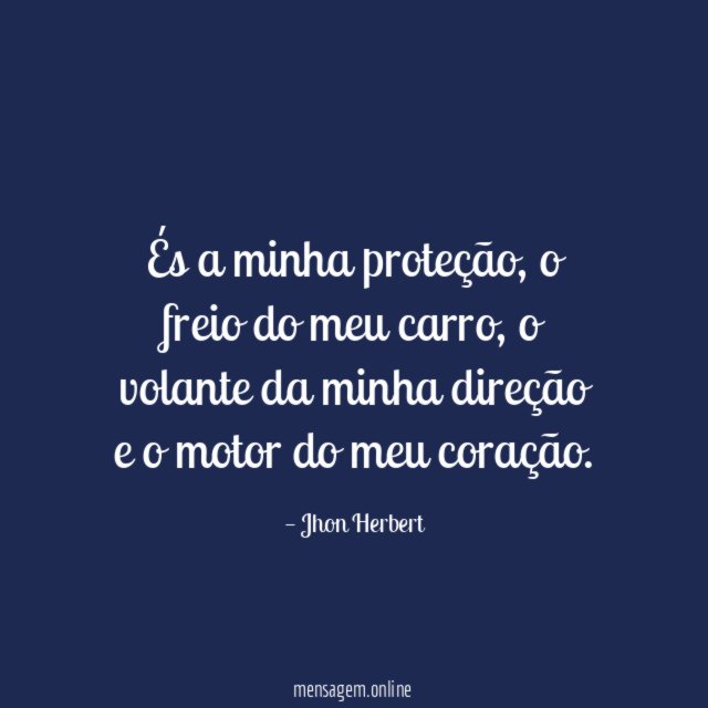 És a minha proteção