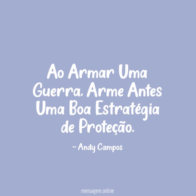 Ao Armar Uma Guerra