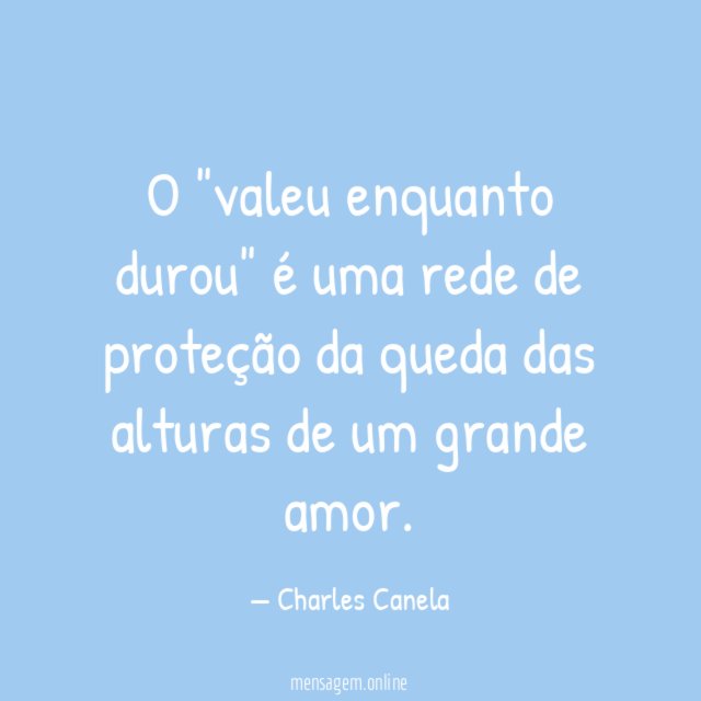 O "valeu enquanto durou" é uma rede de