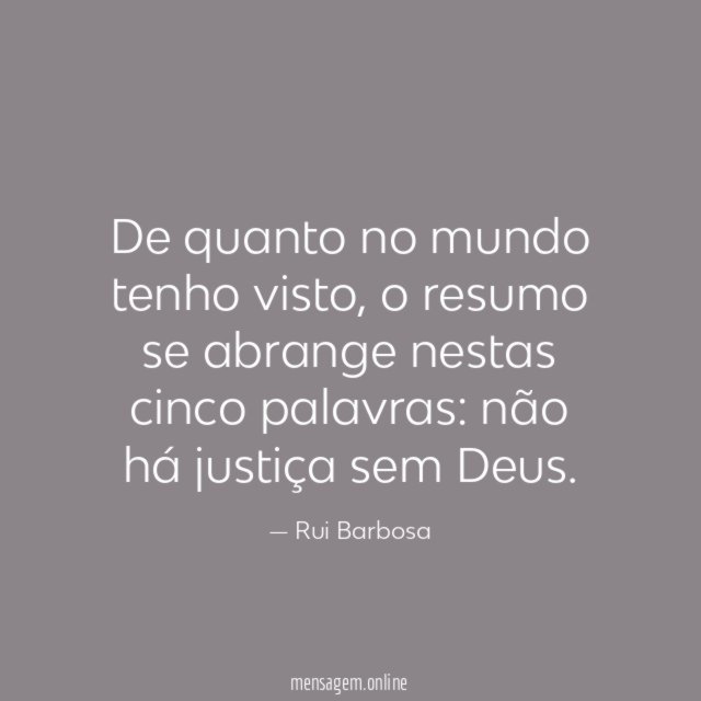 De quanto no mundo tenho visto