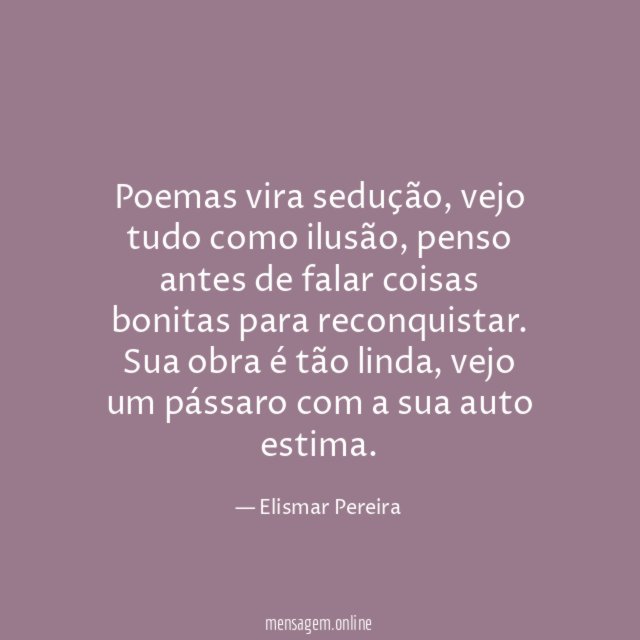 Poemas vira sedução