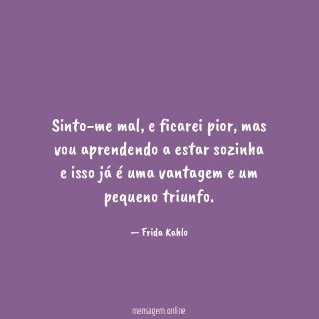 Sinto-me mal