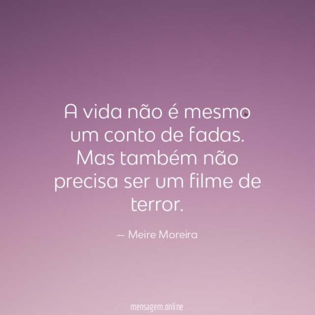 A vida não é mesmo um conto de fadas