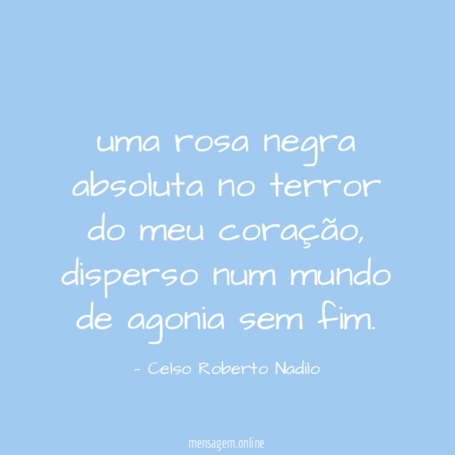 uma rosa negra absoluta no terror do meu coração