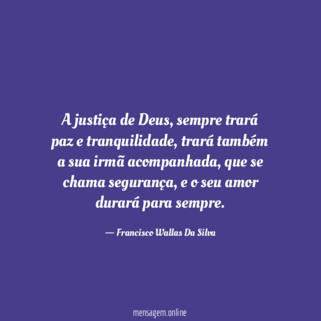 A justiça de Deus
