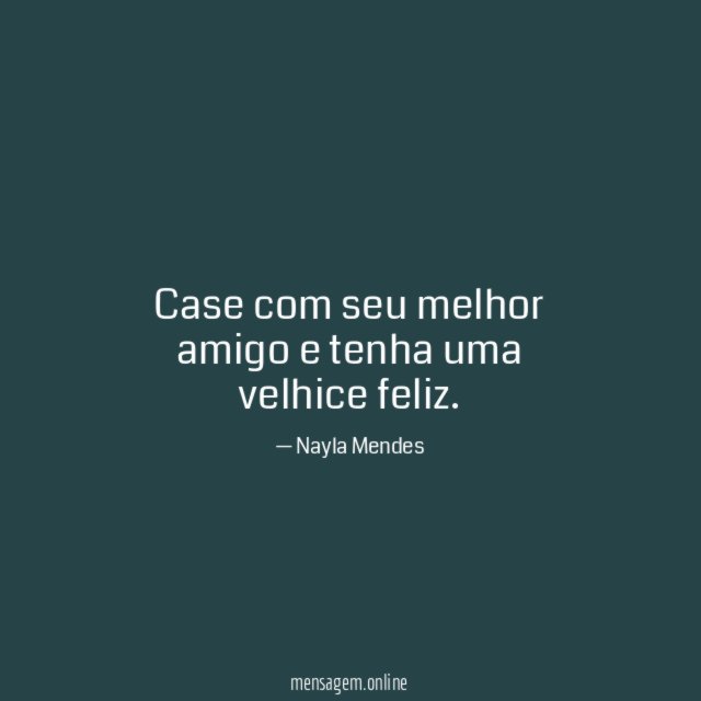 Case com seu melhor amigo e tenha uma velhice feliz