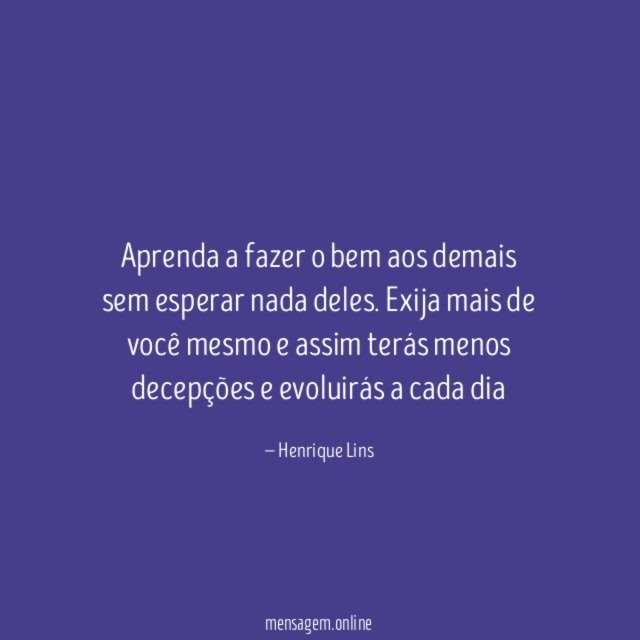 Aprenda a fazer o bem aos demais sem esperar nada deles