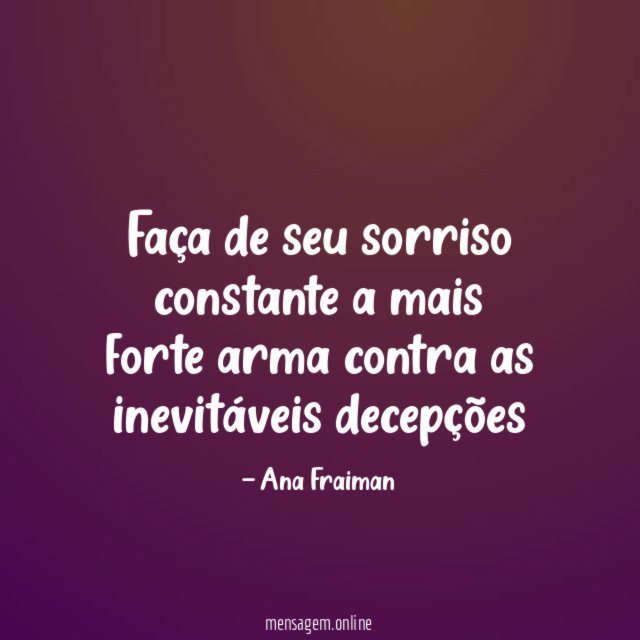 Faça de seu sorriso constante a mais forte