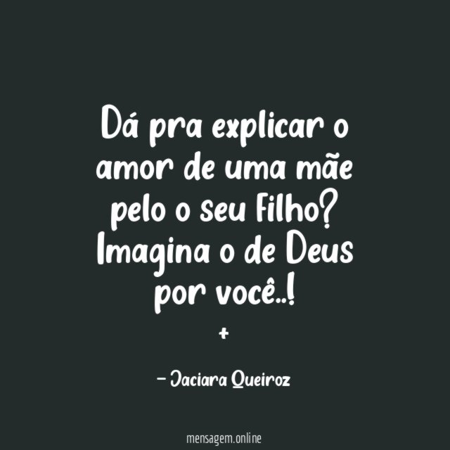 Dá pra explicar o amor de uma mãe
