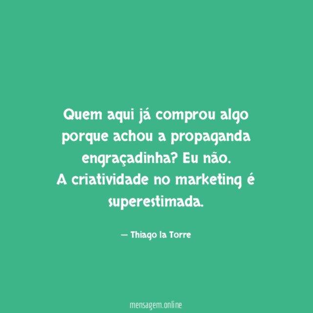 Quem aqui já comprou algo porque achou a propaganda engraçadinha