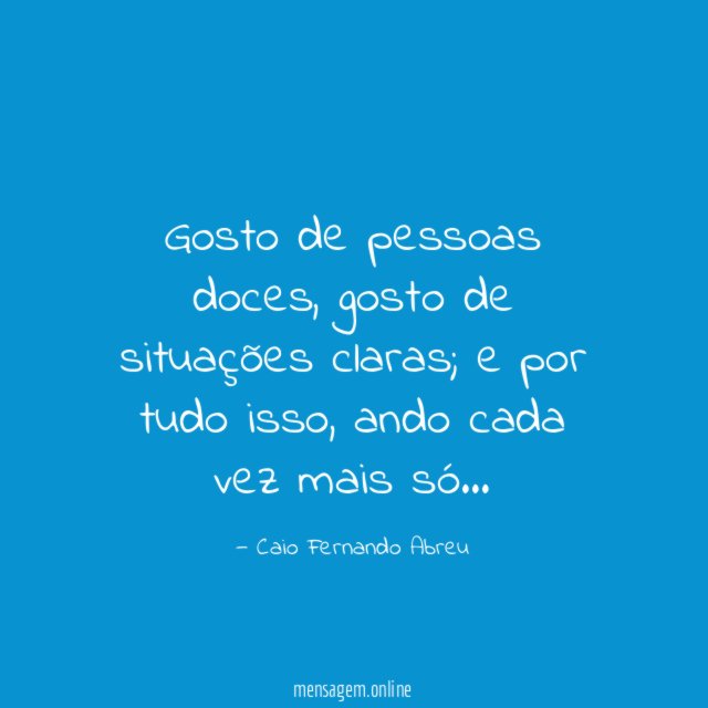 Gosto de pessoas doces