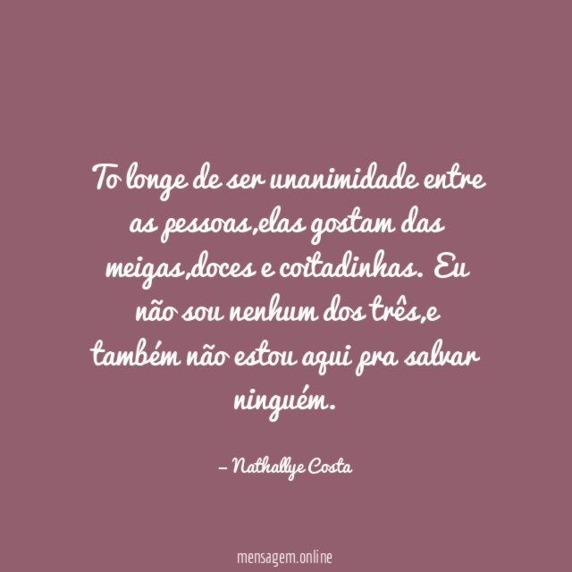 To longe de ser unanimidade entre as pessoas