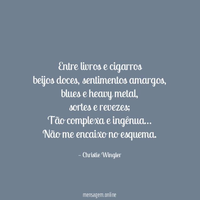 Entre livros e cigarros beijos doces