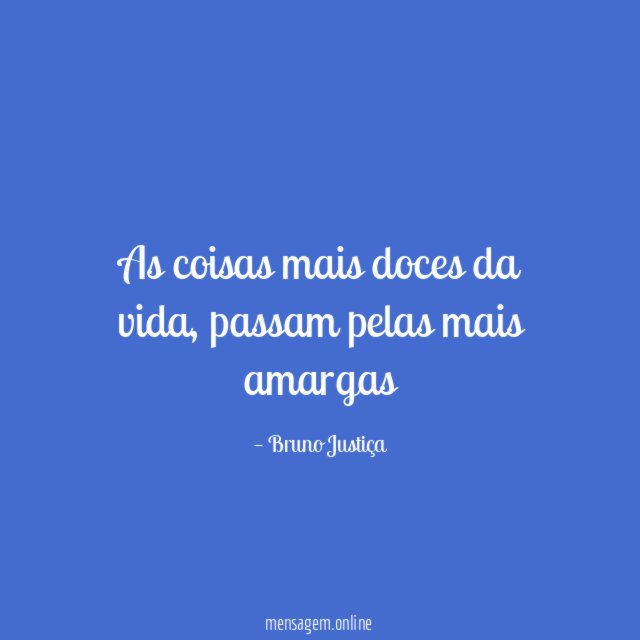 As coisas mais doces da vida