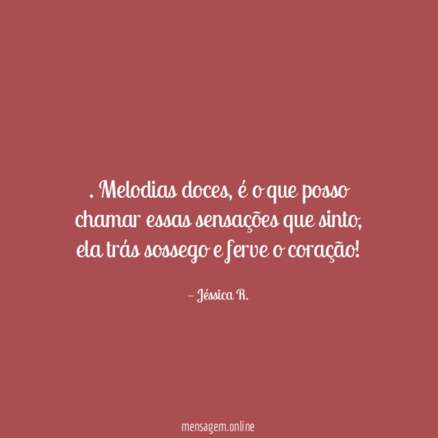 Melodias doces