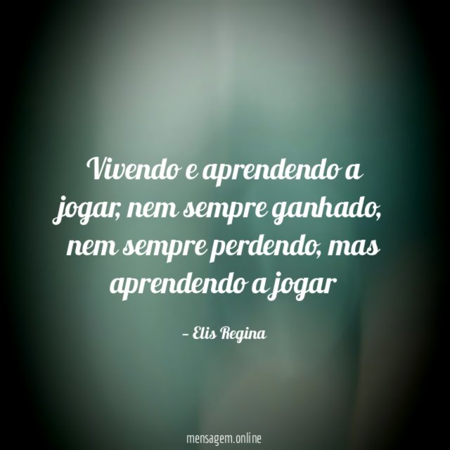 Vivendo e aprendendo a jogar
