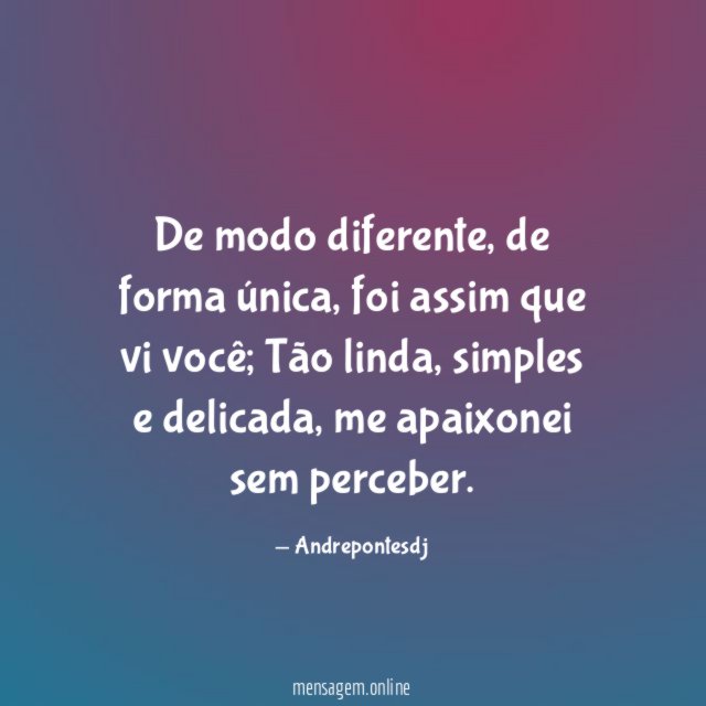 De modo diferente