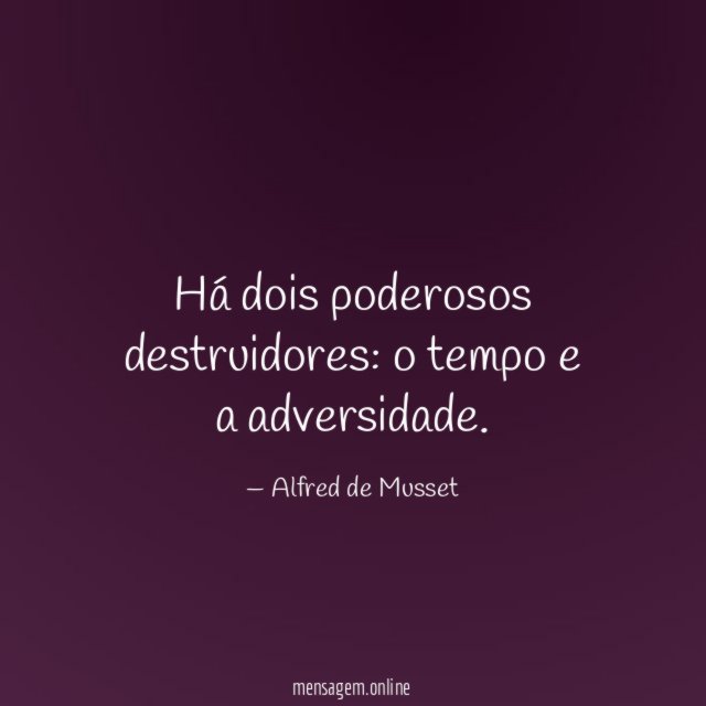 Há dois poderosos destruidores