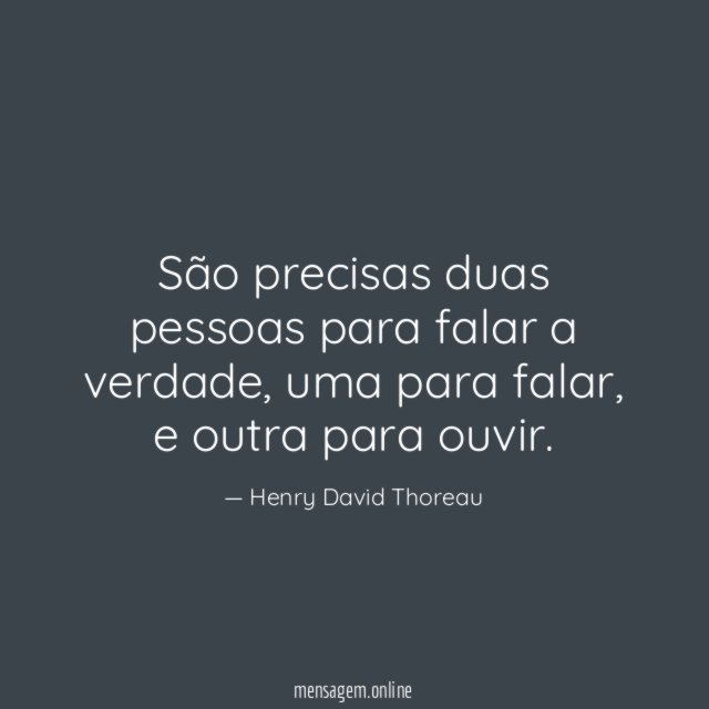 São precisas duas pessoas para falar a verdade