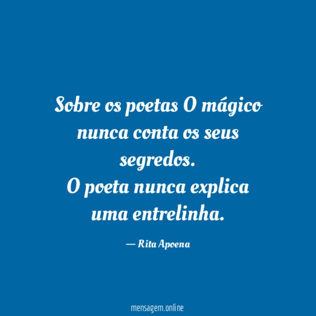 Sobre os poetas