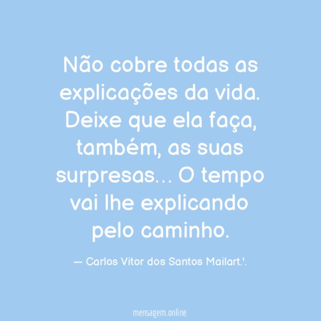 Não cobre todas as explicações da vida