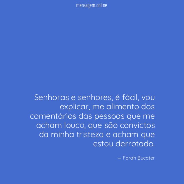 Senhoras e senhores